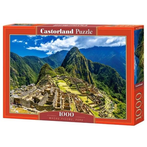 Puzzle de 1000 piese cu Machu Picchu Puzzle-ul are dimensiunile 68 x 47 cm si cutia 35 x 25 x 5 cm Pentru cei cu varste de peste 9 ani