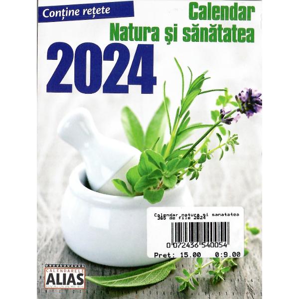 Calendar natura si sanatatea 365 de file 2024