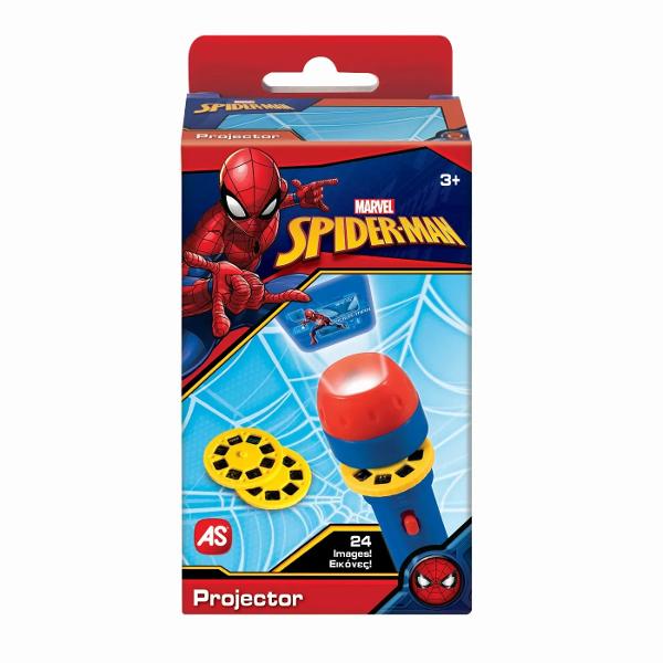 Distreaza-te cu personajul tau favorit Spiderman cu acest mini-proiector care contine 3 discuri fiecare disc are 8 imagini diferite cu eroul tauFunctioneaza cu 3 baterii AG13LR44 incluse varsta recomandata 3 ani
