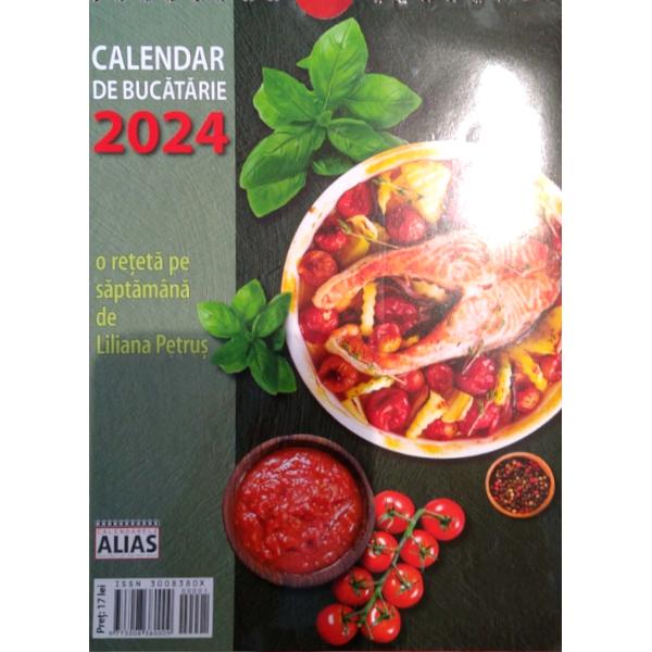 Calendar de bucatarie 531 file RETETE 2024