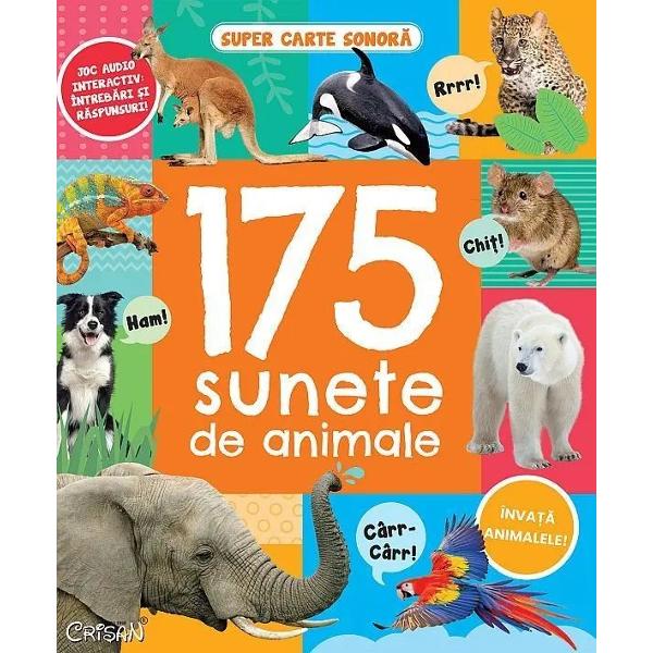 Fii gata pentru o incursiune încânt&259;toare în lumea animalelor În fiecare pagin&259; vei g&259;si mai multe fotografii color Apas&259; pe bulina alb&259; din dreptul fiec&259;rei imagini ca s&259; ascul&539;i numele animalului &537;i vocea sa R&259;spunde la 