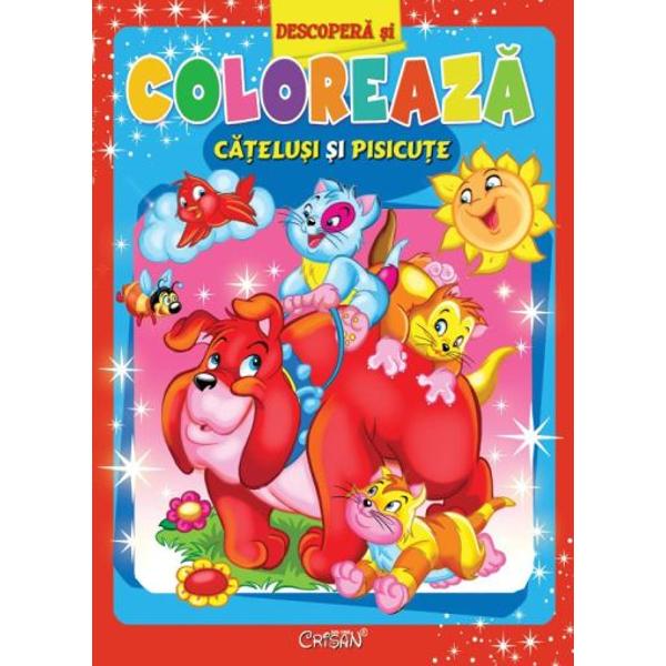 Te joci cu creioanele colorate &537;i colorezi C&259;&539;elu&537;i &537;i pisicu&539;e