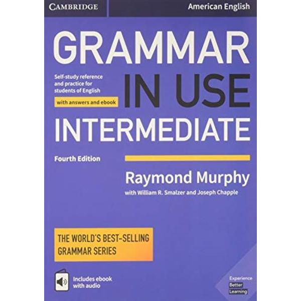 The worlds best-selling grammar series for learners of English Grammar in Use Intermediate with Answers and Interactive eBook authored by Raymond Murphy is the first choice for intermediate B1-B2 learners of American English and covers all the grammar required at this level It is a self-study book with simple explanations and lots of practice exercises and has helped millions of people to communicate in English It is also trusted by teachers and can be used as a supplementary text in 