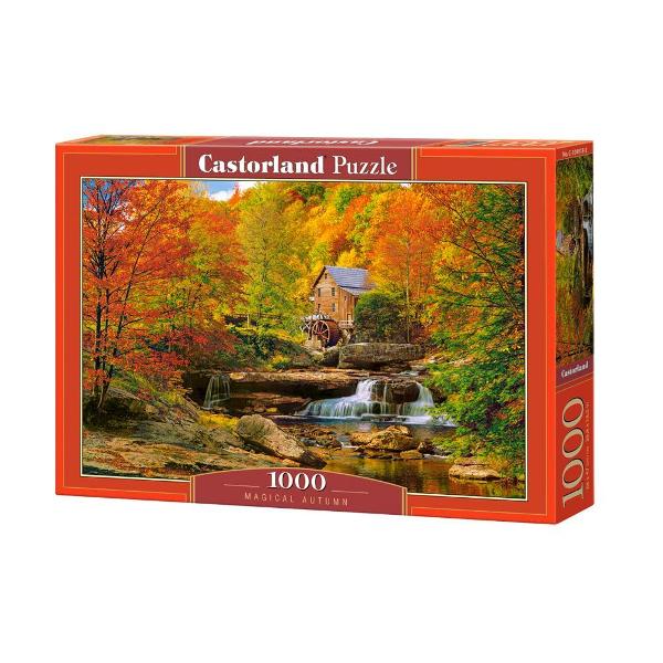 Puzzle de 1000 piese cu Magical Autumn Puzzle-ul are dimensiunile 68 x 47 cm si cutia 35 x 25 x 5 cm Pentru cei cu varste de peste 9 ani