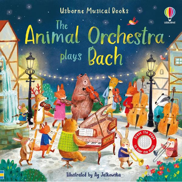 Children can discover the magic of Bachs music by hearing the five beautiful tunes in this enchanting sound book The animal orchestra travels around playing Bachs music and telling us a little bit about his life as they go This is a perfect introduction to one of the greatest composers of all time