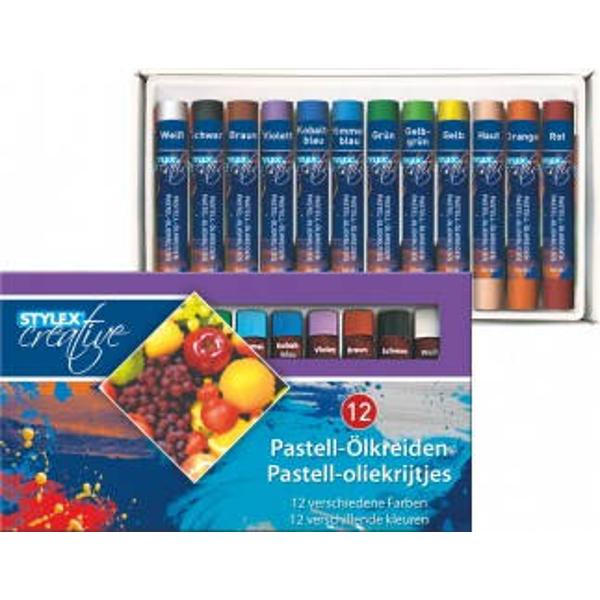 Creioane pastel TOPPOINT -12 culori12 culori intense rezistente la apa fiecare creion este invelit in hartieLungime creion 7 cmAmbalaj cutie carton Produs de Toppoint-Germania