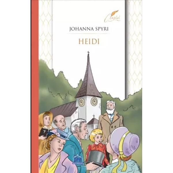 Heidi este un roman clasic pentru copii scris de Johanna Spyri publicat în 1881 Povestea urm&259;re&537;te via&539;a unei feti&539;e orfane Heidi care este trimis&259; s&259; tr&259;iasc&259; cu bunicul ei în Alpii elve&539;ieni Heidi descoper&259; frumuse&539;ea naturii &537;i bucuriile vie&539;ii simple de la munteRomanul exploreaz&259; rela&539;iile umane &537;i conexiunea cu natura eviden&539;iind în special rela&539;ia special&259; 