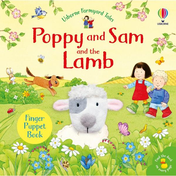 Little children will love the irresistible fluffy lamb puppet in this delightful novelty book The little lamb is lost and Poppy and Sam follow it around Apple Tree Farm as it tries to find its way back to Woolly the Sheep There are lots of fun details to talk about in the busy illustrations and of course theres a little yellow duck to spot on every page