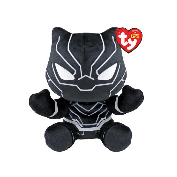 Jucarie de plus TY Beanie Babies - Marvel Black Panther 15 cm TY44000