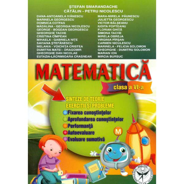 Matematica Sinteze de treorie exercitii si probleme clasa VI a