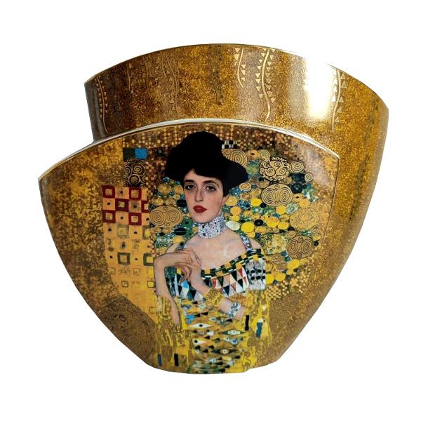 Vaza de portelan cu decor aurit Klimt Kiss Adele 20 cm 67062041