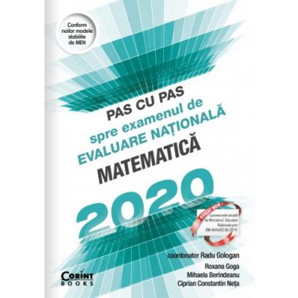 Lucrarea de fata a fost conceputa astfel incat sa  fie utila tuturor categoriilor de elevi ce se pregatesc pentru examenul de Evaluare Na&539;ionala Autorii sunt profesori cu indelungata experienta in examenele nationale cu to&539;ii autori de astfel de teste în ultimii ani Prima parte a culegerii con&539;ine teste pentru cele trei categorii de probleme din structura examenului de Evaluare Nationala In plus acestea sunt adaptate „pas cu pas” 