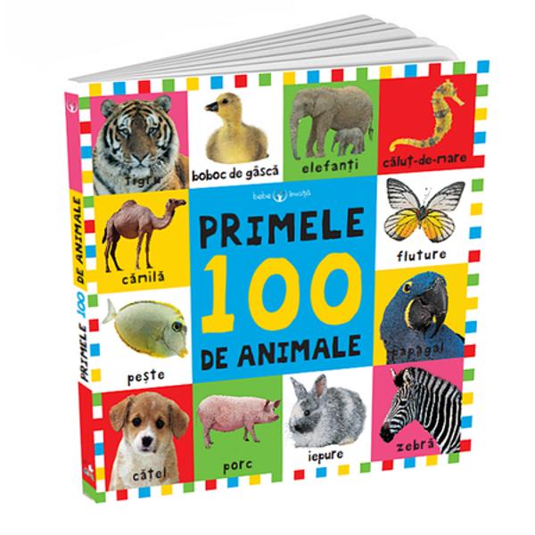 Cele peste 100 de imagini din aceasta carte ilustrata ii vor familiariza pe cei mici cu lumea minunata a animalelor