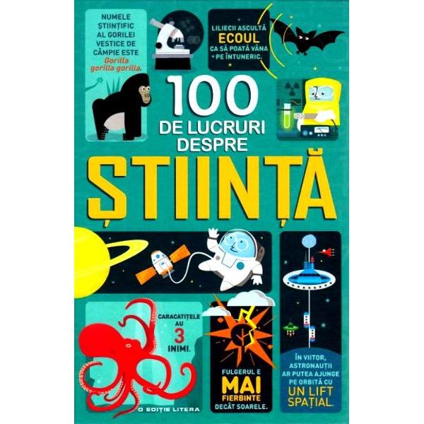 Toate dispozitivele mecanice se bazeaz&259; pe 6 mecanisme simpleAtomii nu sunt cele mai mici p&259;r&539;i componente ale materieiPentru fiecare om exist&259; pe lume cel pu&539;in 200 de milioane de insecteChira arctic&259; zboar&259; &238;n fiecare an din Arctica &238;n&160;Antarctica &537;i &238;napoiFulgerul e mai fierbinte dec&226;t soareleLiliecii ascult&259; ecoul ca s&259; poat&259; v&226;na pe &238;ntuneric&206;n viitor astronau&539;ii ar putea ajunge 