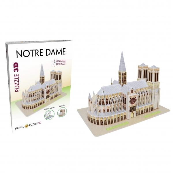 Noriel Puzzle 3D - Notre DameCreeaz&259; replici fantastice ale unora dintre cele mai frumoase &537;i mai celebre cl&259;diri&206;mbin&259; piesele realizate din spum&259; poliuretanic&259; &537;i construie&537;te singur un model de invidiatNumar de piese 73