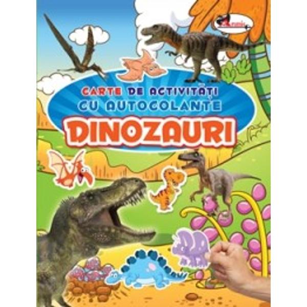 Observi imaginile &537;i colorezi desenele lipe&537;ti autocolantele ca s&259; dai chip dinozaurilor afli informa&539;ii despre Stegosaurus îl aju&539;i pe Dino s&259; treverseze labirinturi &537;i multe multe alte activit&259;&539;i interesanteUn set de 5 c&259;r&539;i minunate pentru copii cu imagini luminoase &537;i pline de culoare cu autocolante &537;i 