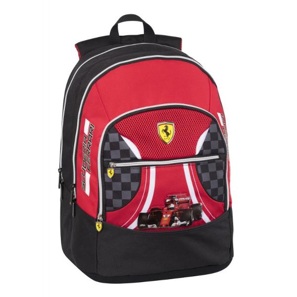 Rucsac Ferrari 42 cm&160;- poate fi un cadou inedit pentru prezenta masculina din viata ta Acesta este un produs exceptional pentru fanii Ferarri si Formula 1 Marca Ferarri este foarte cunoscuta la nivel international