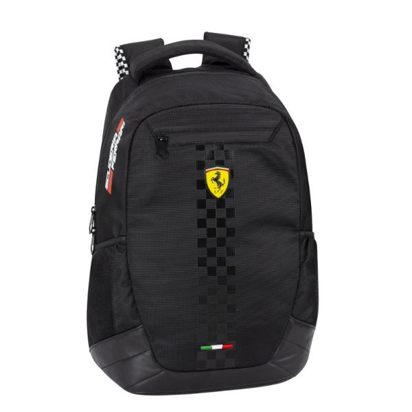 Rucsac Ferrari Racing negru 40 cm&160;- poate fi un cadou inedit pentru prezenta masculina din viata ta Acesta este un produs exceptional pentru fanii Ferarri si Formula 1 Marca Ferarri este foarte cunoscuta la nivel international 