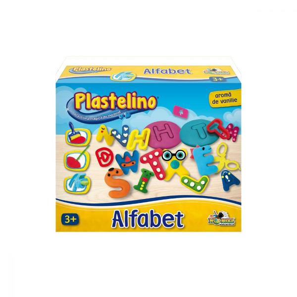 Pentru Baieti FeteVarsta 3 - 4 ani 4 - 5 ani 5 - 7 aniCuloare MulticolorColectie AdventureBrand PlastelinoInvata sa scrii si sa citesti cu plastilinaDecupeaza si modeleaza plastilina in forma literelor 