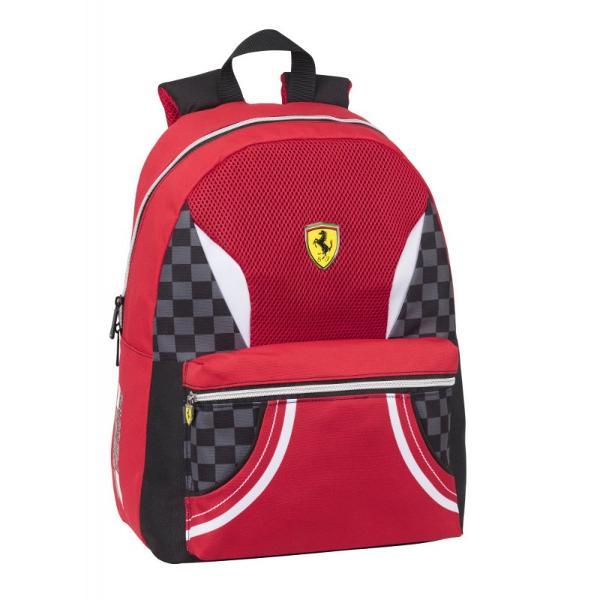 Rucsac Ferrari 41 cm&160;- poate fi un cadou inedit pentru prezenta masculina din viata ta Acesta este un produs exceptional pentru fanii Ferarri si Formula 1 Marca Ferarri este foarte cunoscuta la nivel international