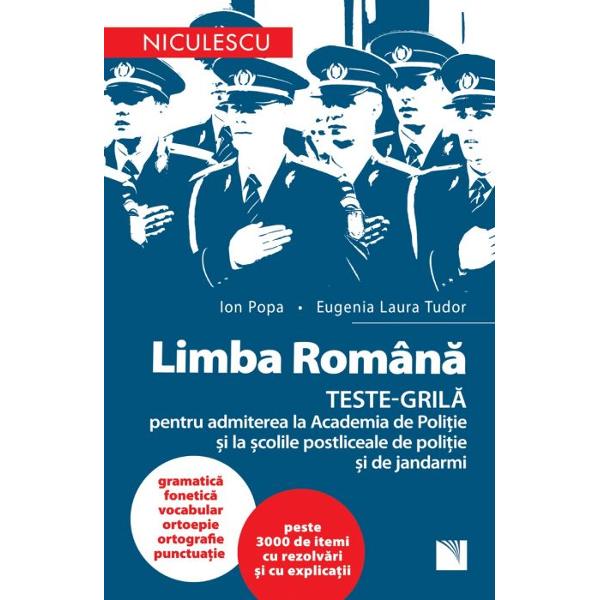 Lucrarea se adreseaz&259; absolven&355;ilor de liceu care doresc s&259; sus&355;in&259; examen de admitere la Academia de Poli&355;ie la &351;colile postliceale de agen&355;i de poli&355;ie &351;i de subofi&355;eri jandarmi la unele facult&259;&355;i de drept de rela&355;ii publice &351;i comunicare sau la unele facult&259;&355;i ale Academiei For&355;elor TerestreCon&355;inutul acestei lucr&259;ri este structurat în trei 