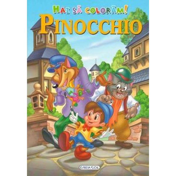 Hai sa coloram Pinocchio