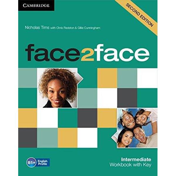 face2face Second edition is the flexible easy-to-teach course for busy teachers who want to get their adult and young adult learners to speak and listen with confidence face2face Second edition vocabulary selection is informed by Cambridge English Corpus as well as the English Vocabulary Profile meaning students learn the language they really need at each CEFR level The Intermdiate Level Workbook with Key offers additional consolidation activities as well as a Reading and Writing 