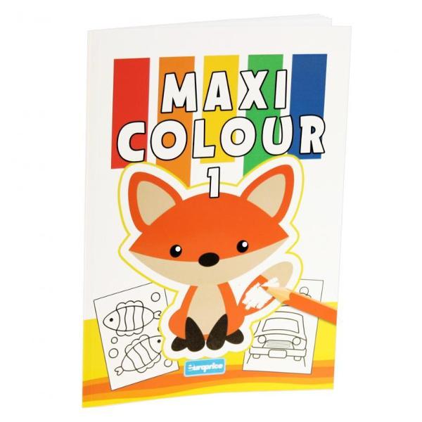 Carte de colorat Maxi Colour Europrice 32 de pagini Recomandat de la varsta de 4 ani in sus
