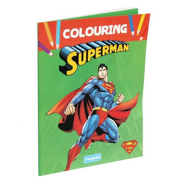 Carte de colorat Superman Europrice 32 de pagini Recomandat pentru 4 ani in sus