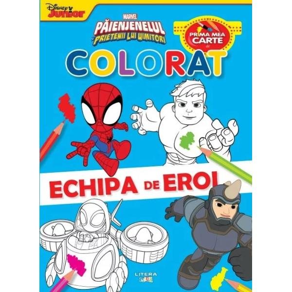 Coloreaz&259; lumea supereroilor Marvel