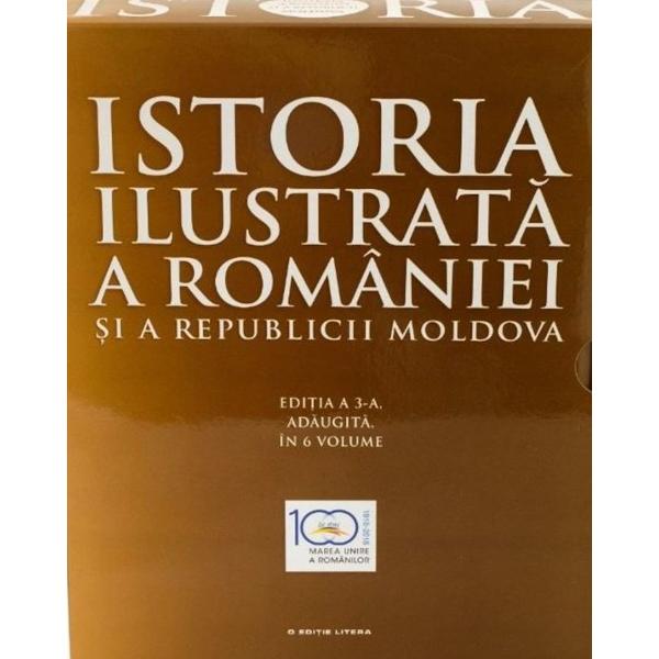 Set istoria ilustrata a Romaniei si a Republicii Moldova - 6 carti