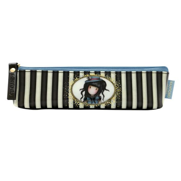 Gorjuss Stripes Geanta accesorii subtire - The HatterGeanta pentru accesorii poate fi un portofel practic si frumos sau un penar incapator dar si o geanta foarte utila in calatorii&160;Dimensiuni&160;18x6x3 cm