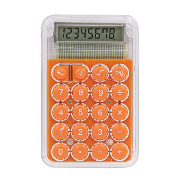 Calculator 8 digiti Ideal pentru scoala si birou  Functioneaza  cu baterii Are baterii incluse Format 55 x85 cm Functii de baza radicali procentCulori diverse