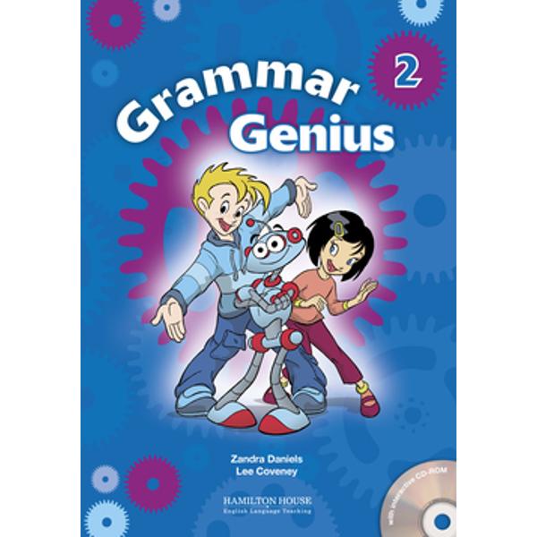Grammar Genius is a series of beautifully illustrated grammar reference and practice books taking students from Beginner to Intermediate level Students are slowly introduced to FCE and ECCE-style tasks throughout the course Thanks to its thoroughly-researched syllabus it can be used alongside any course book Join the young inventor Eugenius his robot Dax and his friends in Grammar Genius 1-3 and have fun discovering 