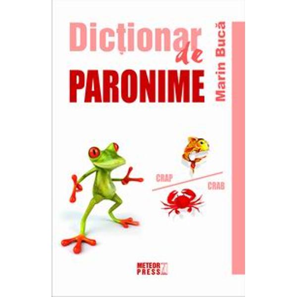 Dictionarul de paronime vine sa completeze impresionanta lista de lucrari apartinandu-i autorului printre care diferite dictionare analogic si se sinonime tematic de expresii de metafore de epitete explicativ de regionalisme dar si monumentala Enciclopedie a gandirii aforistice romanestiParonimele gr para „langa aproape de”  onyma „nume” sunt cuvinte asemanatoare din punct de vedere fonetic si cu sensuri mai mult sau mai putin 