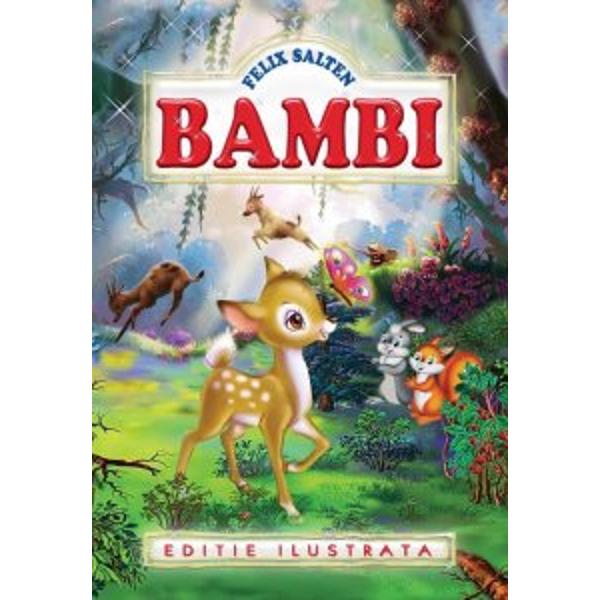Padurea prinde viata cu Bambi o poveste aclamata care a incantat si distrat generatii de fani Acesta minunata aventura este plina de umor emotie si cele mai indragite personaje din toate timpurile - Bambi iepurasul Bocanila sconcsul Floricica si inteleapta Bufnita  Cu o grafica impresionanta si numeroase nominalizari la premiul Oscar povestea lui Bambi ni se dezvaluie treptat pe masura ce tanarul print al padurii invata lectii valoroase despre prietenie dragoste si miracolul 