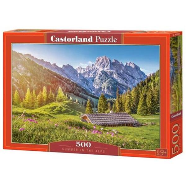 Puzzle cu 500 de piese Dimensiunile cutiei 35 x 25 x 5 cm