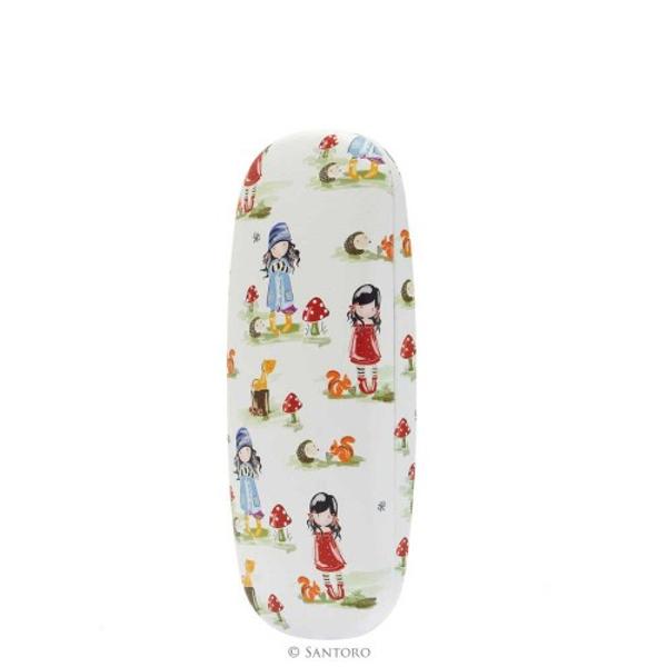 Keep your glasses safe and sound with this charming Gorjuss glasses case The pastel pattern replicates a vintage style print but with a modern lookFinished in cream and with traditional Gorjuss artworks and elements of nature it is both stylish and practical for protecting glasses on the goThe 