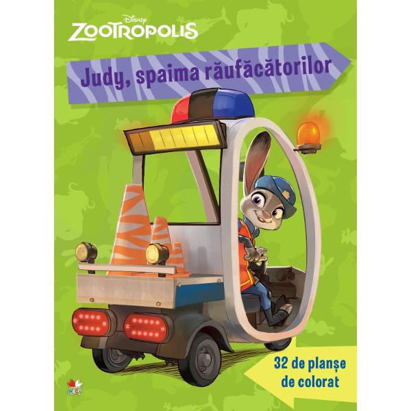 Disney Zootropolis Judy spaima raufacatorilor 32 de planse de colorat