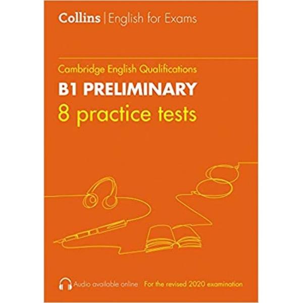 All the practice you need for a top score in the Cambridge English B1 Preliminary qualificationThis new edition of Collins Practice Tests for B1 Preliminary PET contains 8 completely new practice tests based on the revised 2020 exam specificationWith realistic test papers and helpful advice you will feel confident and fully prepared for what to expect on the day of the test It contains8 complete practice tests fully updated for the revised 2020 exam 