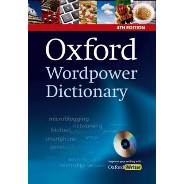 Updated with the latest vocabulary and NEW Oxford iWriter on CD-ROM the new edition of Wordpower builds vocabulary fast and develops writing skillsUpdated with over 500 new words phrases and meanings Oxford Wordpower Dictionary is a corpus-based dictionary that provides the tools intermediate learners need to build vocabulary and prepare for exams Oxford 3000 TM keyword entries show the most important words to know in English This edition includes new Topic Notes 