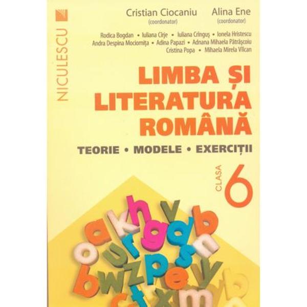 Limba si literatura romana clasa a VI a teorie modele de exercitii
