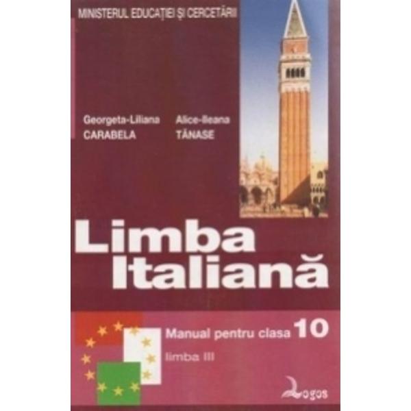 Limba italiana manual pentru clasa X-a limba a III-a