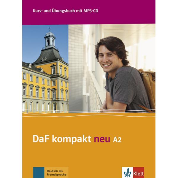 DaF kompakt neu führt Lernende von A1 bis B1Das Anfängerlehrwerk für Studierende und Berufseinsteiger die schnell mit Deutsch durchstarten möchtenIdeal für Intensivkurse an Goethe-Instituten und UniversitätenErscheint als einbändige und als dreibändige Ausgabe