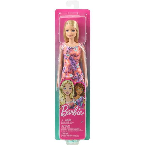 Papusa Barbie este mereu la moda cu tinute cool cu printuri deoasebite si cei mai fabulosi pantofi Stilul papusilor Barbie iese in evidenta oricand si oriunde Papusa Barbie este pregatita pentru o noua poveste avand tot timpul o tinuta potrivita Cu Barbie poti fi orice iti doresti Include papusa Barbie cu o tinuta si pantofi