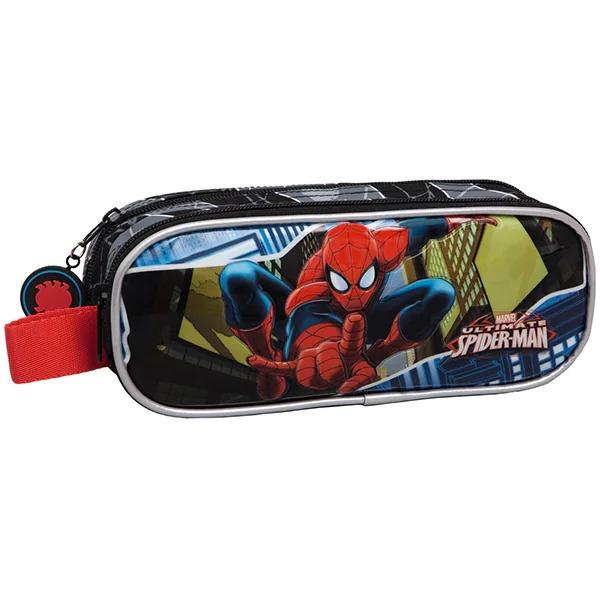 Penar MARVEL Spiderman Comic 2454251 multicolorDetalii produsMaterial poliester;Doua compartimente;Imprimeu cu personajul Spiderman;Dimensiuni L x A x I 23 x 9 x 7 cm;
