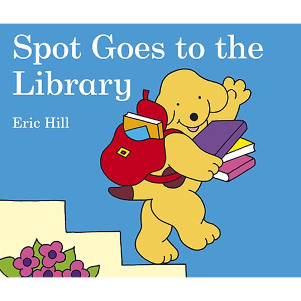 Spot loves reading Join Spot in this new storybook by Eric Hill as he visits the library for the first time listens to a story and borrows lots of fun books to read at homeGoing to the library can be an exciting new first experience for young children - theres lots to learn about choosing a book taking it to the counter to get it stamped then taking it home to read and remembering to return it to the library on time Libraries are the perfect place for young book lovers and 