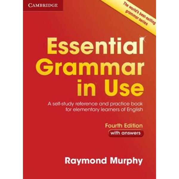 The worlds best-selling grammar series for learners of English Essential Grammar in Use is a self-study reference and practice book for elementary-level learners A1-B1 used by millions of people around the world With clear examples easy-to-follow exercises and answer key the Fourth edition is perfect for independent study covering all the areas of grammar that you will need at this level The book has an easy-to-use format of two-page units with clear explanations of grammar points 