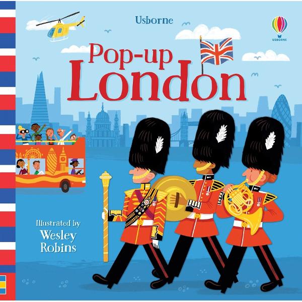 Explore the city of London in this delightful pop-up book with detailed 3-D scenes designed by Jenny Hilborne Discover the skyline with the London Eye the Shard Big Ben and Nelsons Column a gigantic skeleton in the Natural History Museum a military band outside Buckingham Palace Tower Bridge opening and lots more famous London sights With free online audio to listen to 