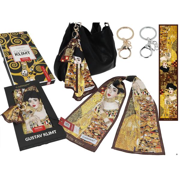 Esarfa accesoriu geanta Klimt Adele 18x90cm 0234002